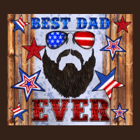 Best Dad Ever American Flag Heavy Core Tee | Teevron