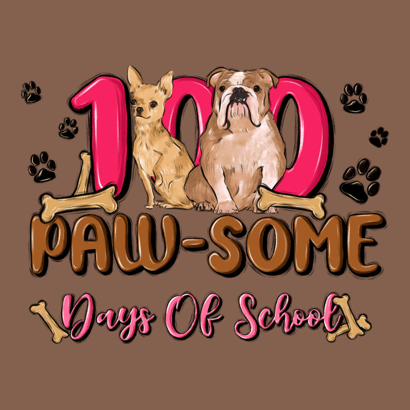100 Paw Some Days Of School Zipper Hoodie by MaliasSmallBusiness | Teevron