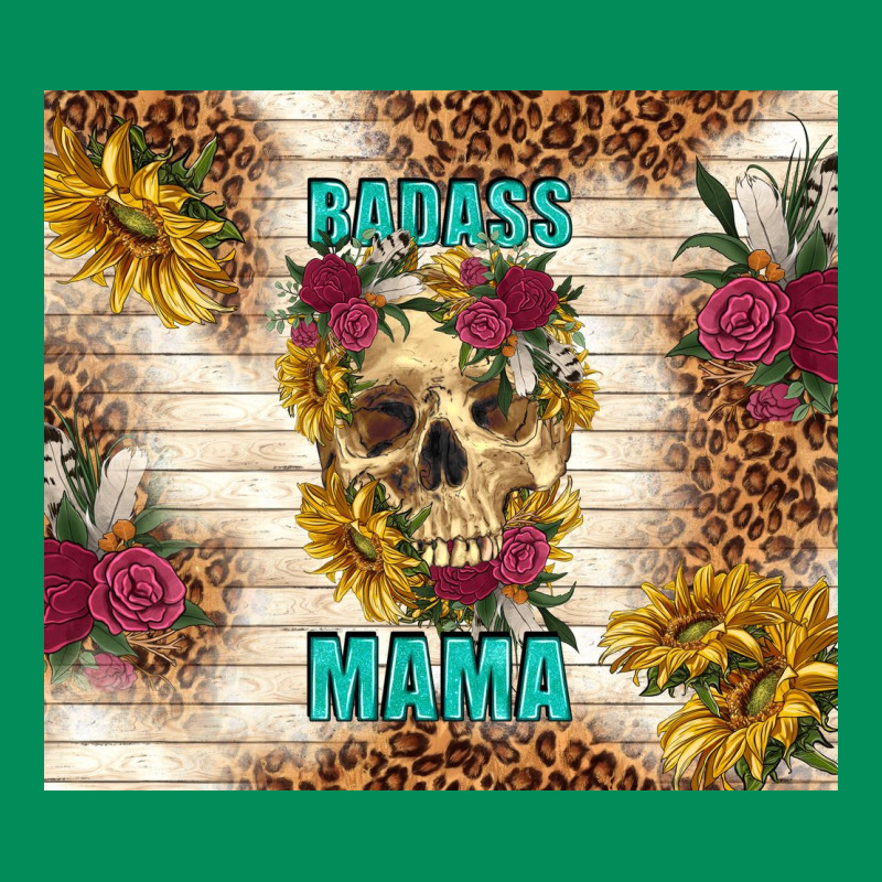 Badass Mama With Flowers Urban Hoodie by TumblerDesignByShophia | Teevron