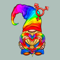 Lgbtq+ Pride Gnome With Heart Balloon Heavyweight Hoodie | Teevron