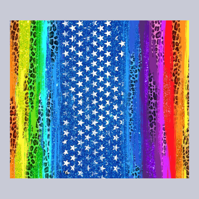 Lgbtq+ Pride American Flag Tumbler Heavyweight Hoodie by BundleAndBundleShop | Teevron