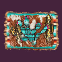 Cactus Cowhide Serape Long Sleeve Tee | Teevron