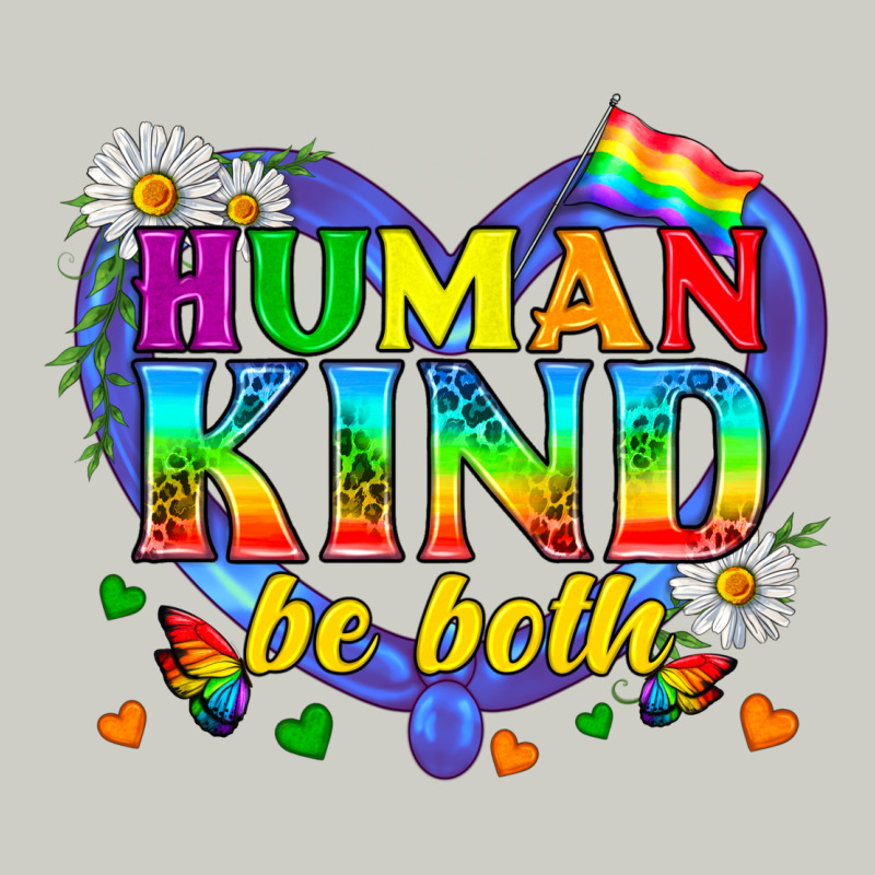 Lgbtq Pride Human Kind Be Both Heavyweight Hoodie by BundleAndBundleShop | Teevron