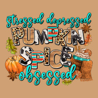 Stressed Depressed Pumpkin Spice Obsessed Vintage Tee | Teevron