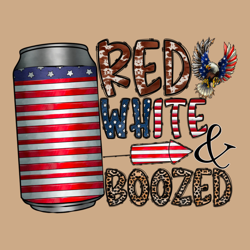 Red White  Boozed Vintage Hoodie by CowhideDigitalArt | Teevron