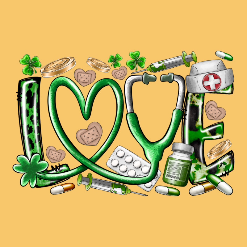 St.patricks Love Nurse Vintage Hoodie by RacoonDesign | Teevron