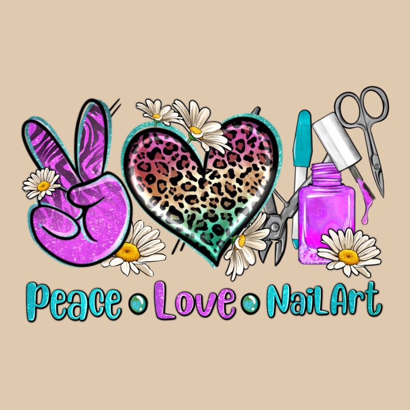 Peace Love Nail Art Heavyweight Sweatshirt by AdoDesignShop | Teevron