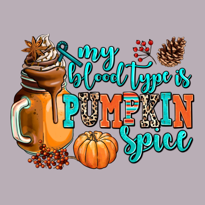 My Blood Type Is Pumpkin Spice Vintage Tee by AdoDesignShop | Teevron