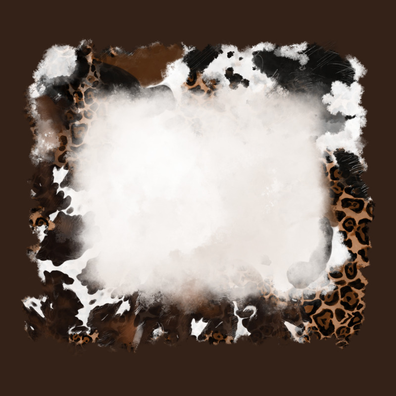 Cowhide And Leopard Background Heavy Core Tee by RanaPortraitStore | Teevron