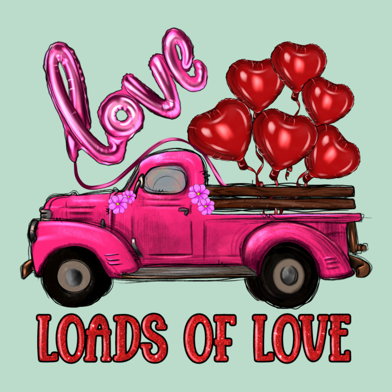 Valentine's Day Loads Of Love Turck With Balloons Premium Hoodie by RanaPortraitStore | Teevron