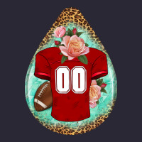 American Football And Western Roses Teardrop Vintage Tee | Teevron