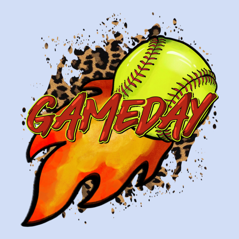 Softball Game Day Leopard Fire And Ball Urban Hoodie by HowdyJamesFarm | Teevron