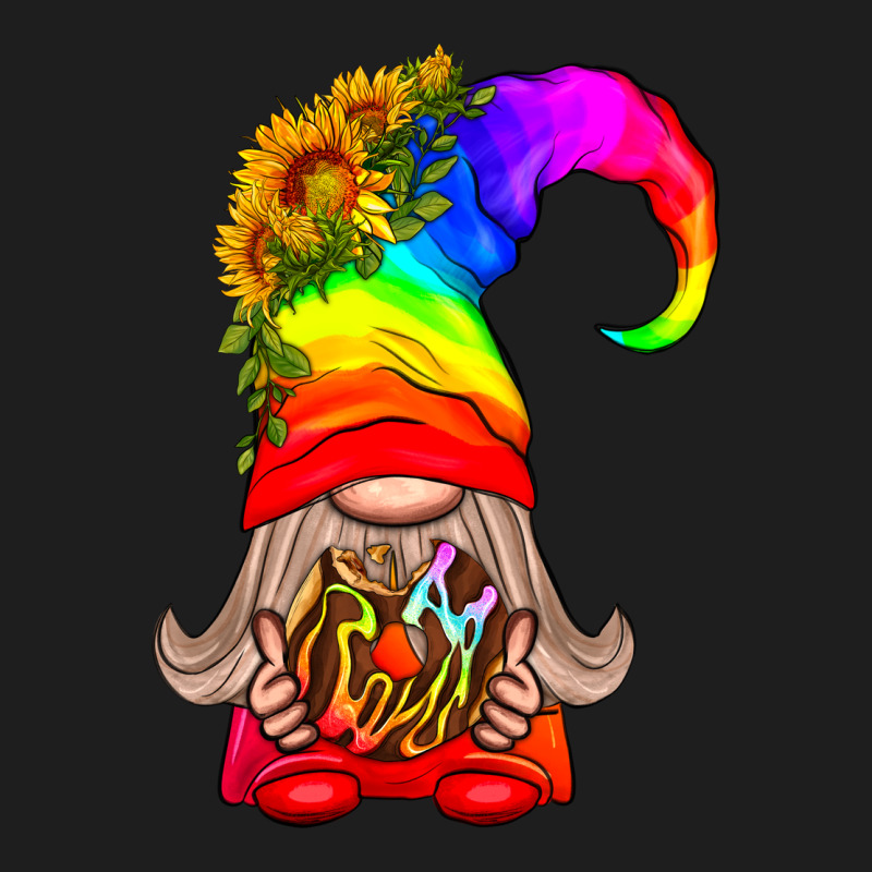 Lgbtq+ Pride Gnome With Donut Heavyweight Hoodie by BundleAndBundleShop | Teevron