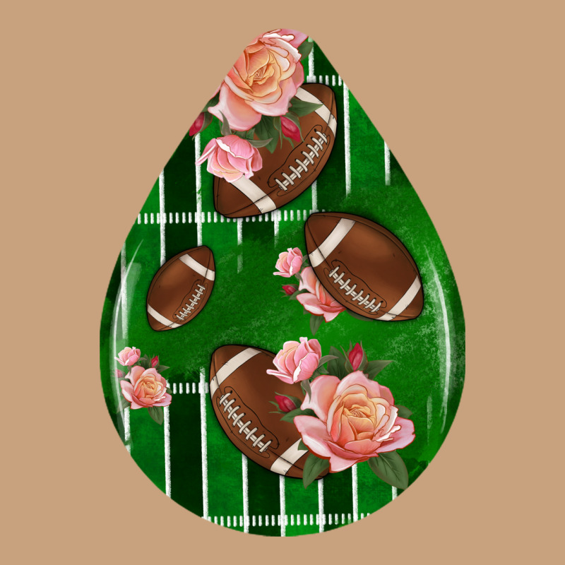 American Football And Western Roses Teardrop Vintage Tee by BundleAndBundleShop | Teevron