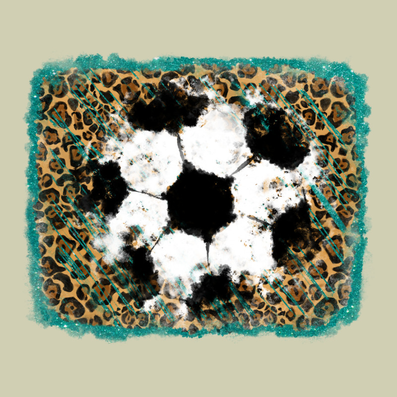 Glitter Soccer Leopard Heavy Core Tee by RanaPortraitStore | Teevron