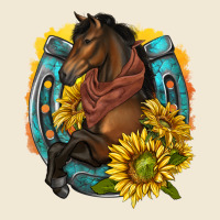 Western Horse With Horseshoe Premium Tee | Teevron