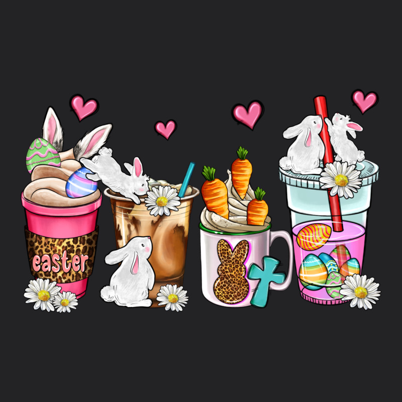Easter Coffee Cups Vintage Tee by AdoDesignShop | Teevron