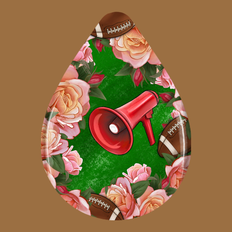 American Football And Western Roses Teardrop Vintage Tee by BundleAndBundleShop | Teevron