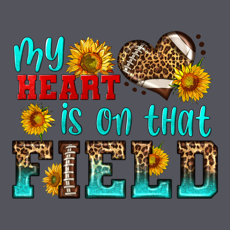 My Heart Is On That Field American Football Vintage Hoodie by HRA Design Shop | Teevron