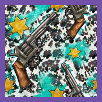 Western Gun And Sheriff Stars With Cowhide Seamless Pattern Premium Sweatshirt | Teevron