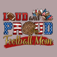 Loud And Proud Football Mom Vintage Hoodie | Teevron