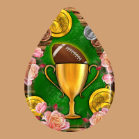 American Football And Western Roses Teardrop Vintage Tee | Teevron