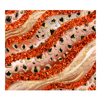 orange glitter | Teevron