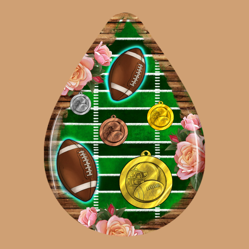 American Football And Western Roses Teardrop Vintage Tee by BundleAndBundleShop | Teevron