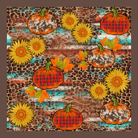 Pumpkin Plaid Sunflower Seamless Min Long Sleeve Tee | Teevron