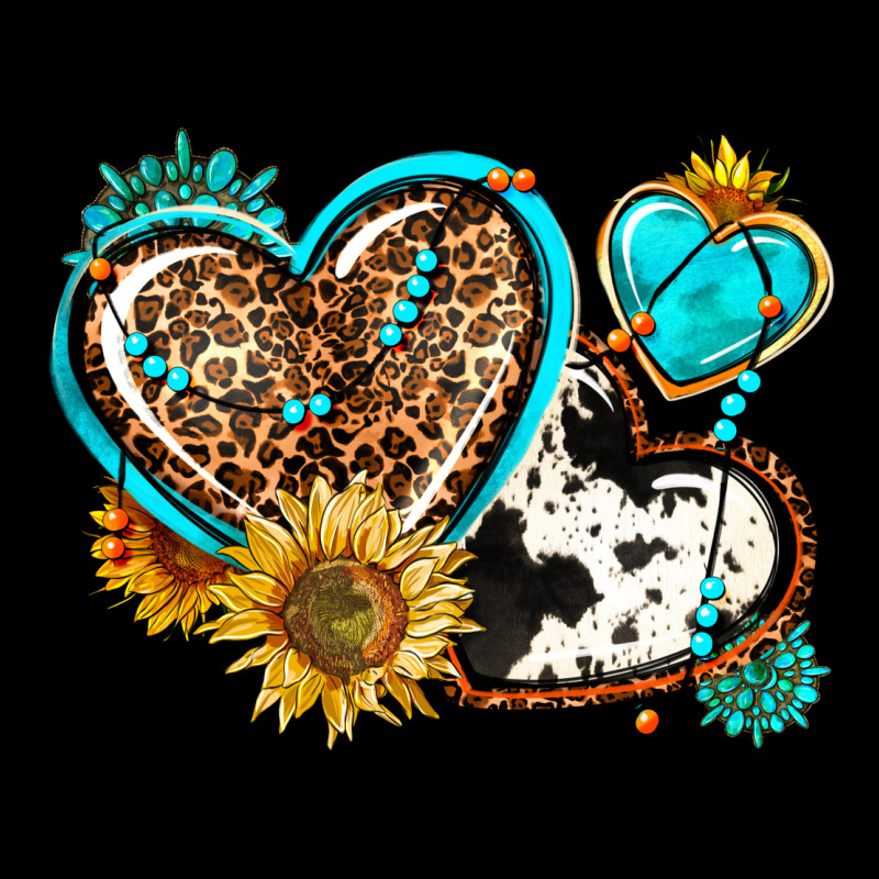 Western Leopard Pride  Hearts Urban Heavy Tee by AdoDesignShop | Teevron