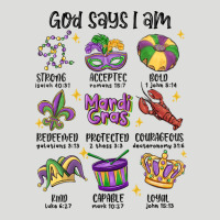God Says I Am Mardi Gras Zipper Hoodie | Teevron