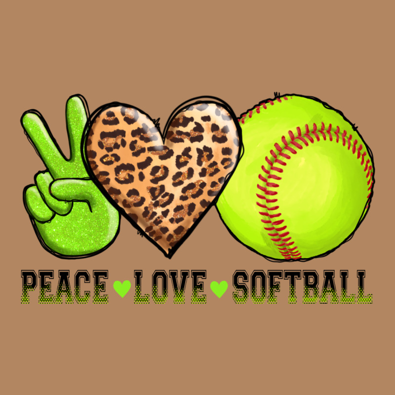 Peace Love Softball Long Sleeve Tee by AdoDesignShop | Teevron