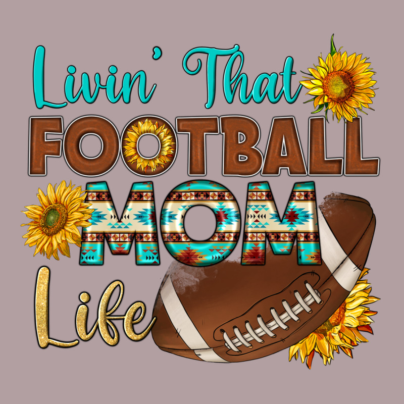 Livin' That Football Mom Life Vintage Hoodie by HRA Design Shop | Teevron