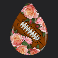 American Football And Western Roses Teardrop Vintage Tee | Teevron