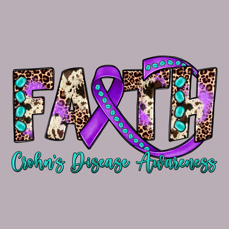 Faith Crohn's Disease Awareness Vintage Tee by JahusDesignShop | Teevron