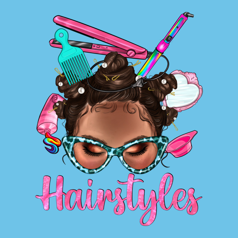 Afro Bantu Knots Hairstyles Messy Bun With Clasp Bbs Premium Sweatshirt by BundleAndBundleShop | Teevron