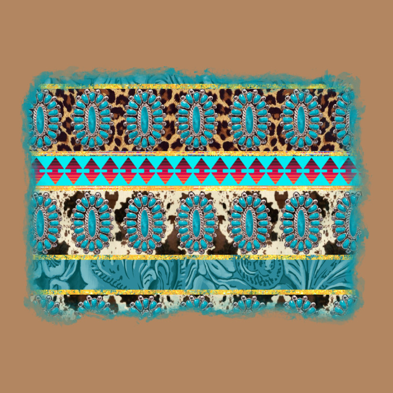 Turquoise Gemstone Background Long Sleeve Tee by AdoDesignShop | Teevron