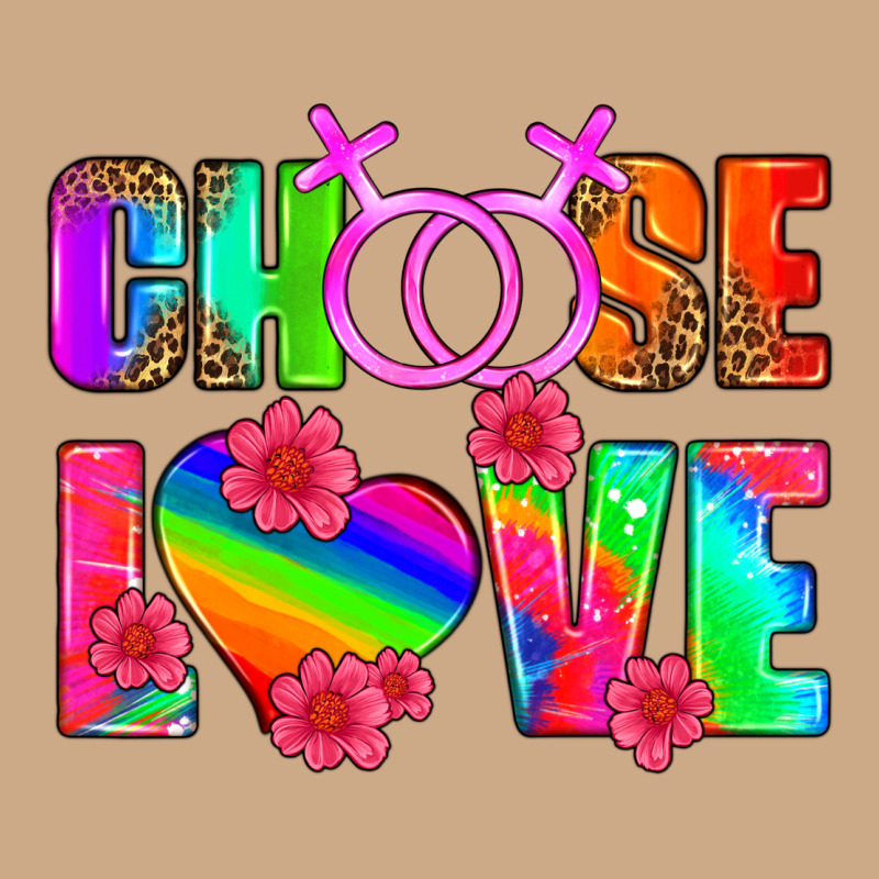 Choose Love (lesbian) Vintage Hoodie by HRA Design Shop | Teevron