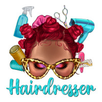 Afro Bantu Knots Red Hairdresser With Leopard Glasses Bbs | Teevron