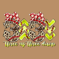 Three Up Theree Down Softball Vintage Hoodie | Teevron