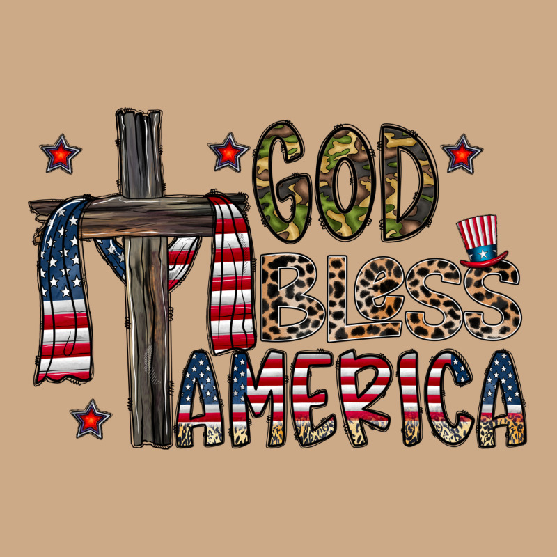 God Bless America Vintage Hoodie by CowhideDigitalArt | Teevron