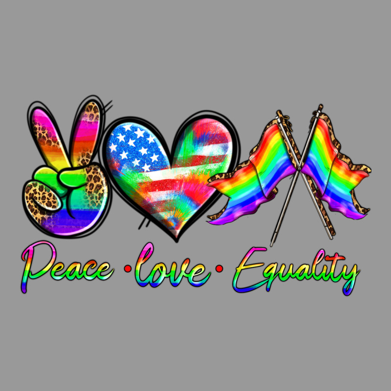 Peace Love Equality Vintage Hoodie by HRA Design Shop | Teevron