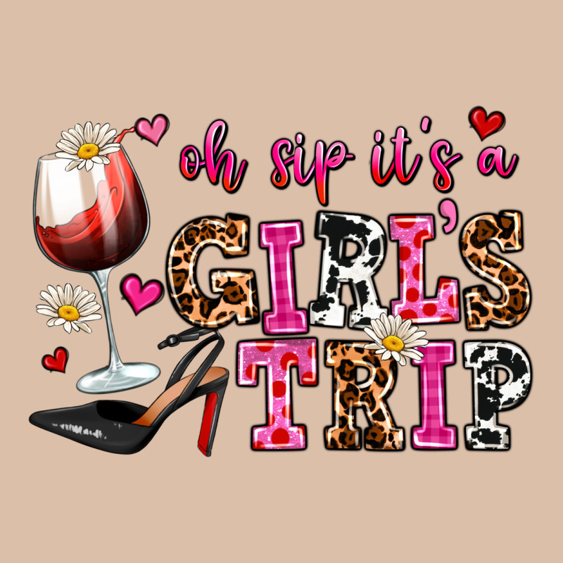 Oh Sip Its A Girls Trip Urban Heavy Tee by AdoDesignShop | Teevron