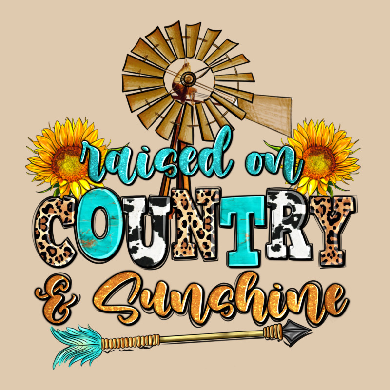 Raised On Country And Sunshine Heavyweight Sweatshirt by AdoDesignShop | Teevron