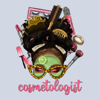 Afro Messy Bun Cosmetologist Premium Sweatshirt | Teevron