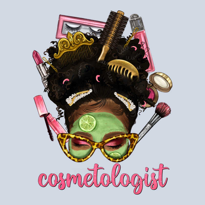 Afro Messy Bun Cosmetologist Premium Sweatshirt by BundleAndBundleShop | Teevron