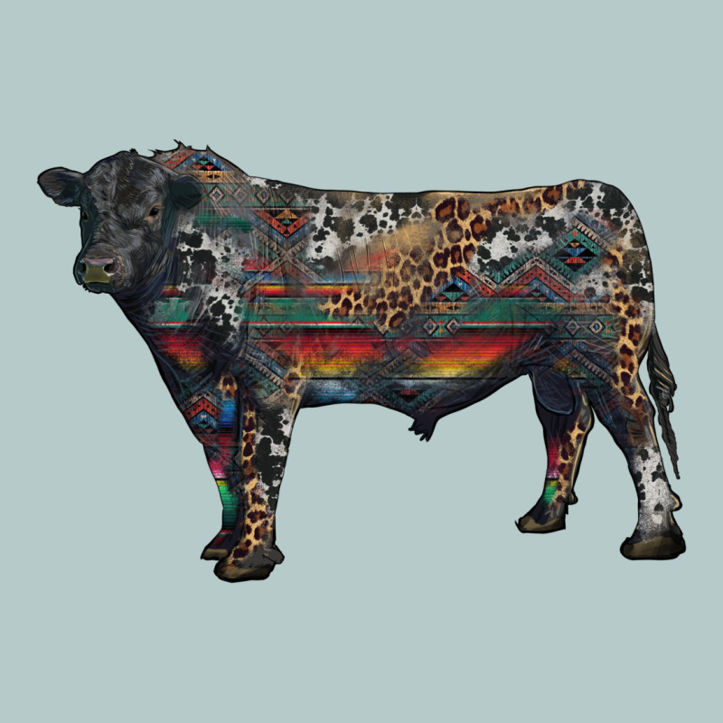 Black Angus Bull With Western Patterns Heavy Core Tee by RanaPortraitStore | Teevron