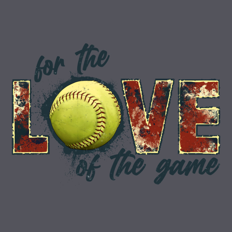 Softball Love Of The Game Vintage Hoodie by JahusDesignShop | Teevron