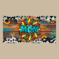 Leopard Sunflower Mom License Plate Long Sleeve Tee | Teevron