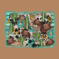 Cactus Cowboy Hat Background Long Sleeve Tee | Teevron